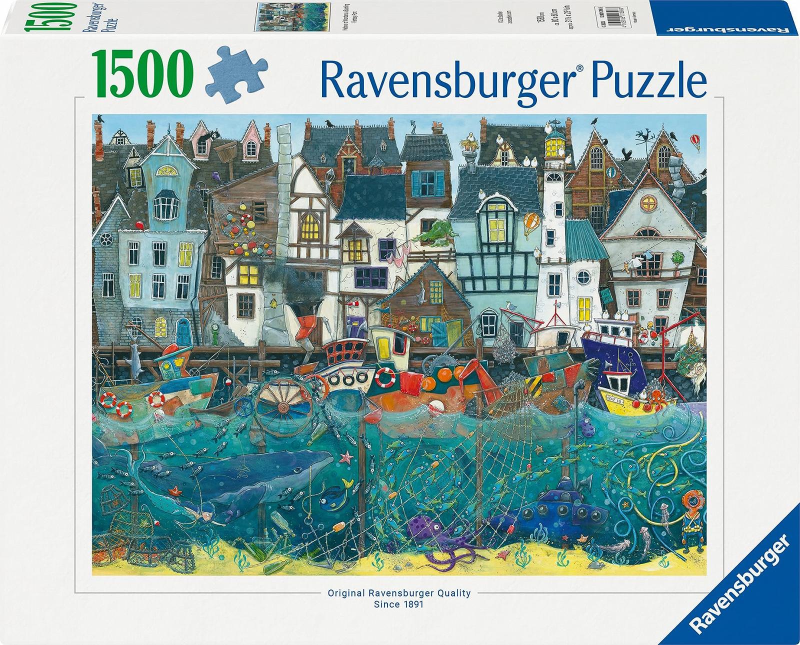 Пазл Ravensburger Habour of Wonders: a Bustling Fantasy Port 12001398 1500 элементов, фото №2
