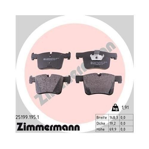 Гальмівний диск ZIMMERMANN SPORT Z 150.2901.52 для BMW, передня вісь, фото №4