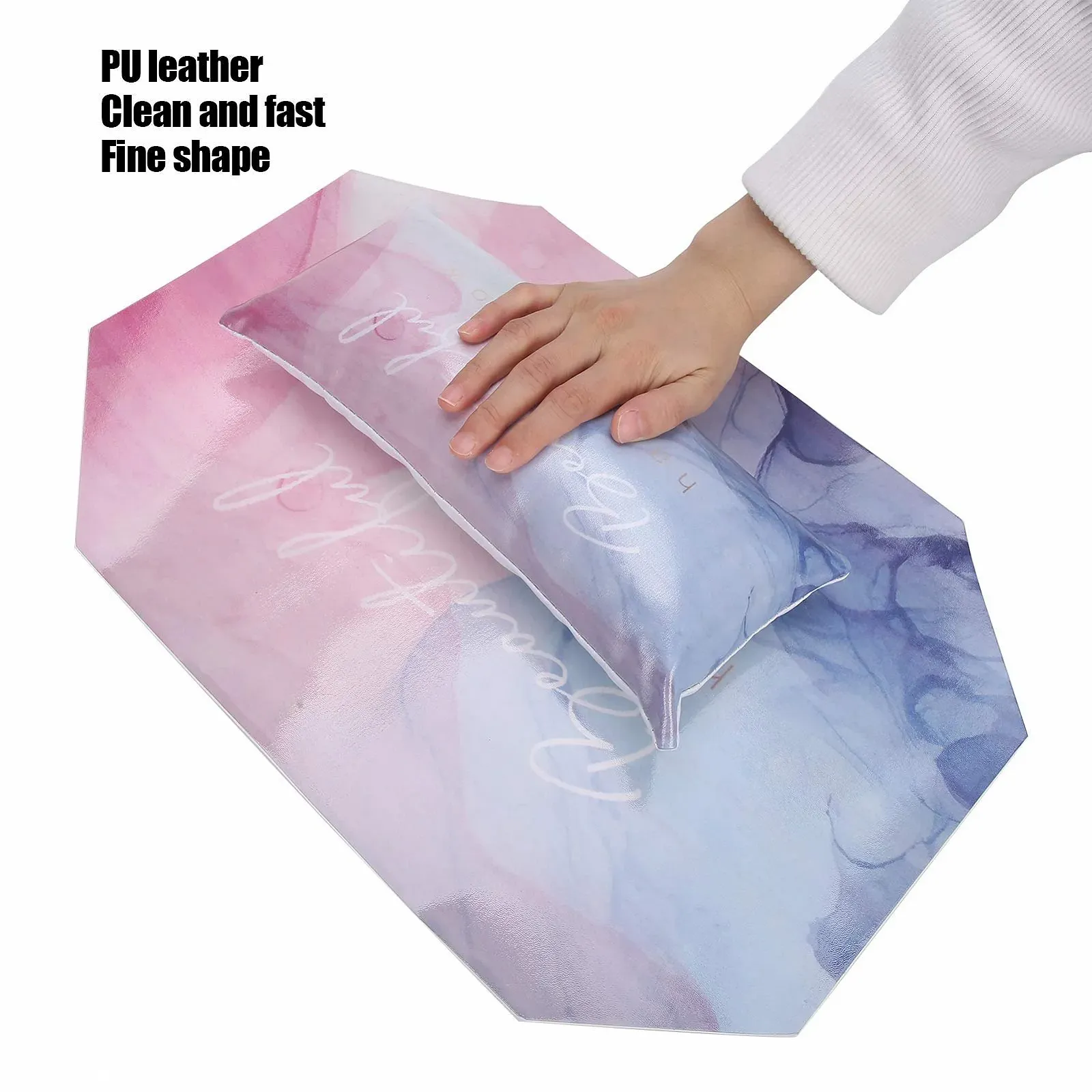 Подушка для манікюру PU шкіра Smudged style, фото №3