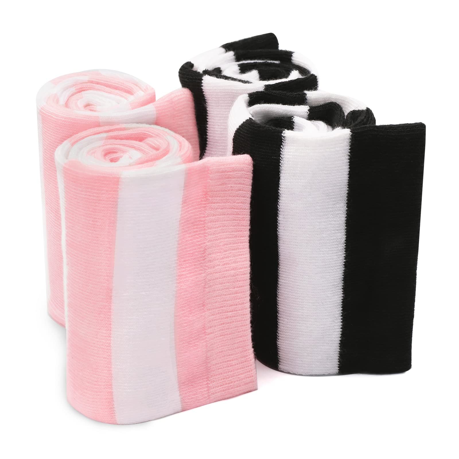 Гольфы LittleForBig Полосатые Розово-черные, розовый/черный, фото №7