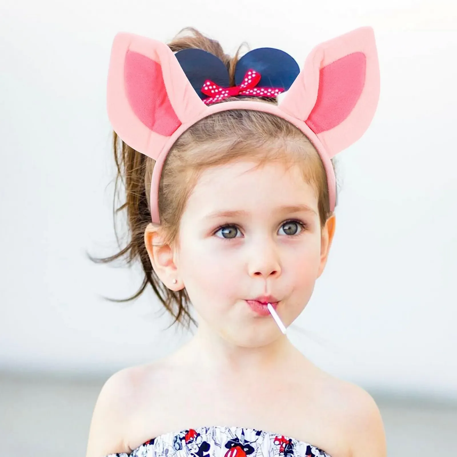 Обруч Вуха свині Рожевий, фото №8 Обруч Вуха свині Рожевий, фото №8