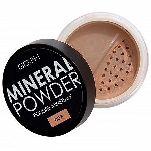 Пудра GOSH Mineral, рассыпчатая фиксирующая пудра с минералами для всех типов кожи, матирующая и долговременная, для безупречного цвета лица, без эффекта маски, от среднего до высокого покрытия, 008 Tan - Фото 1