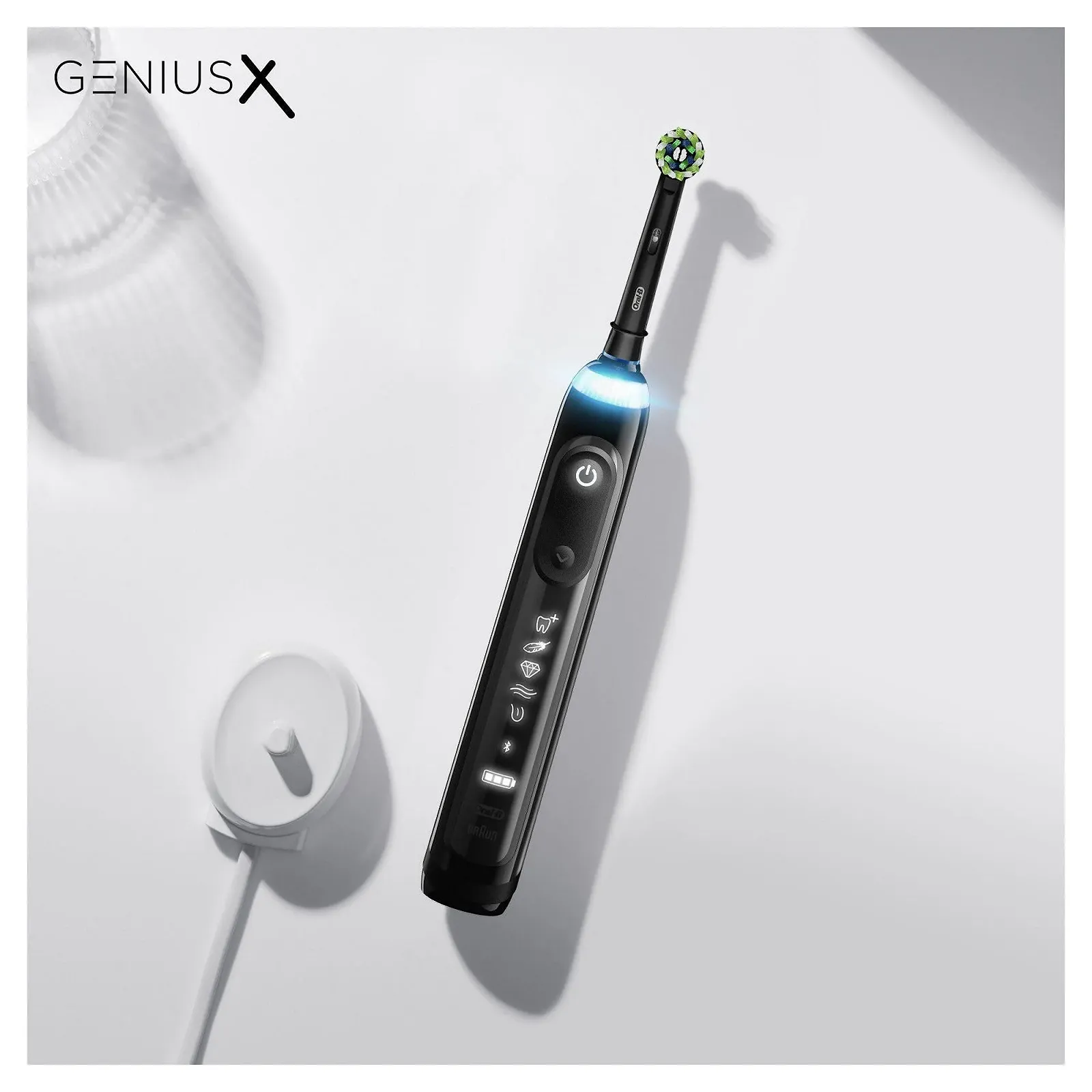 Электрическая зубная щетка Oral-B Genius X 6 режимов Bluetooth Черная, фото №4