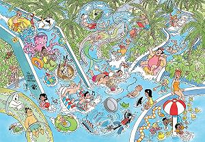 Пазл Jan van Haasteren Junior 22 Water Slide Madness 360 елементів 7+ synthetic.ua - Фото 1