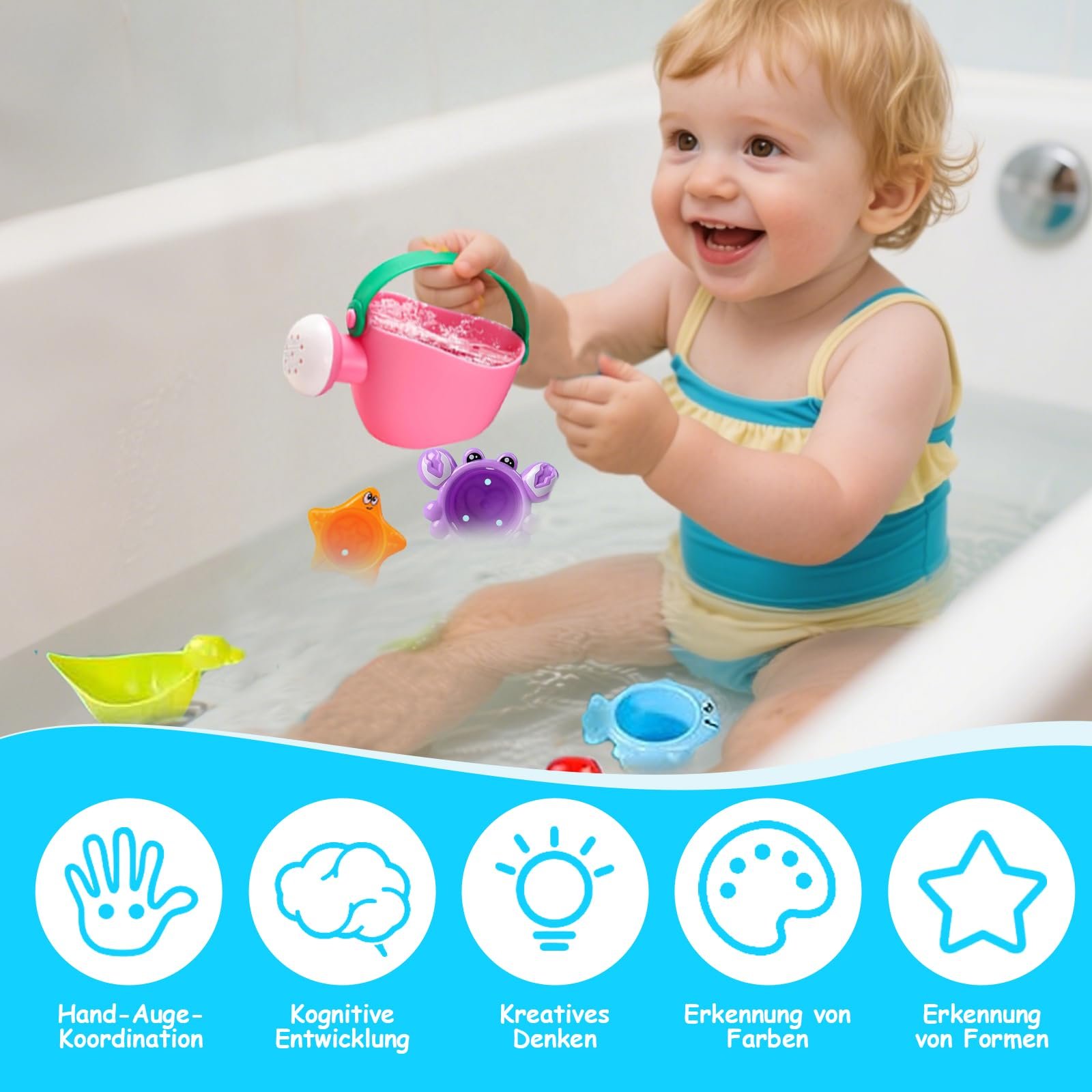 Набір Іграшок для Ванни 10 шт, фото №4