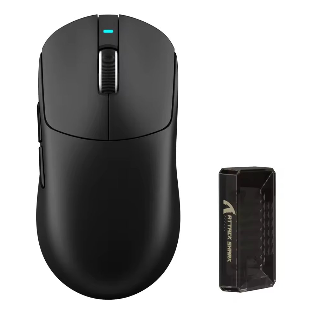 Миша Attack Shark X8 Pro PAW3950Pro 40000DPI 700IPS 60G 8000Hz Black, фото №2 Миша Attack Shark X8 Pro PAW3950Pro 40000DPI 700IPS 60G 8000Hz Black, фото №2