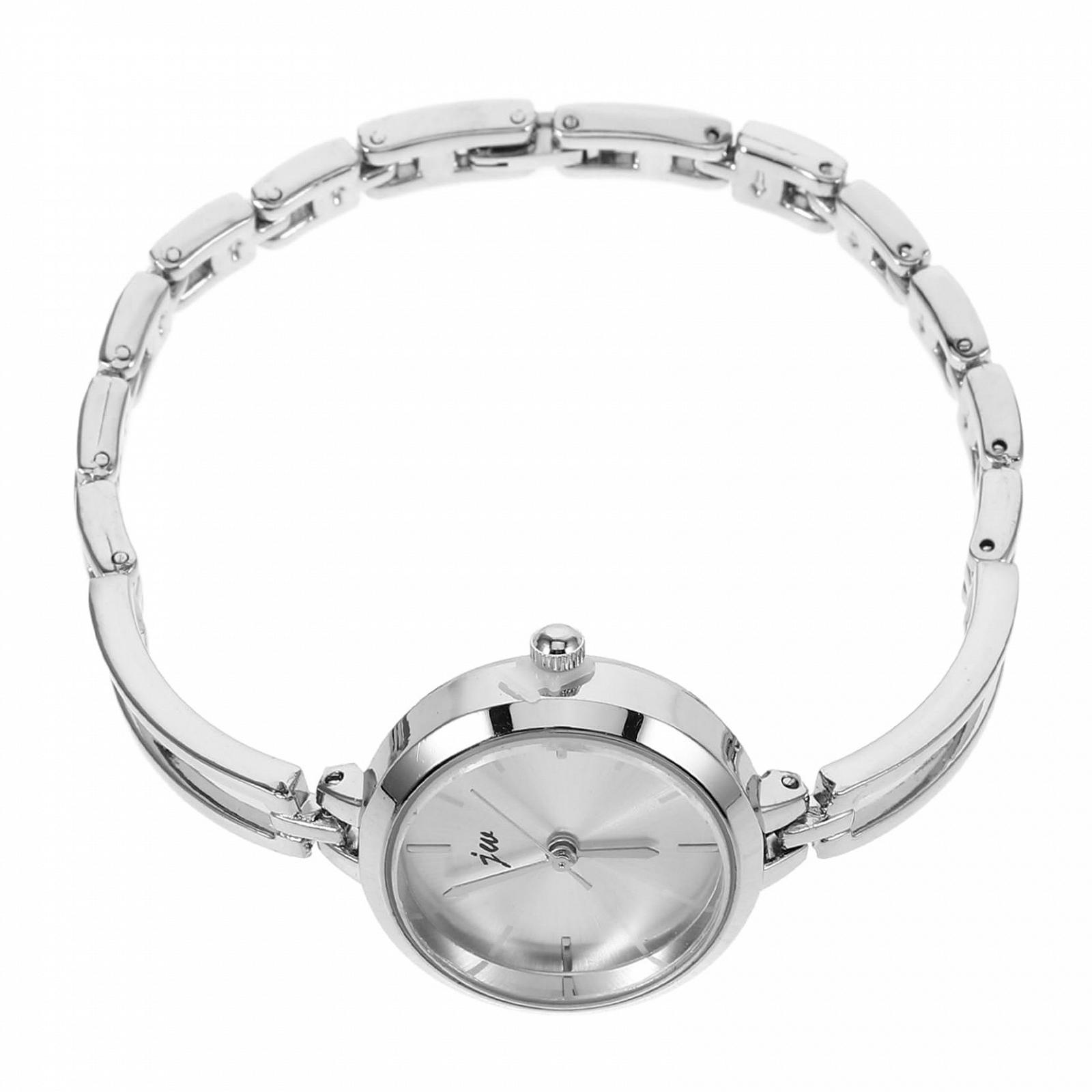 Кварцевые Часы Healvian Женские Серебряные Белые, фото №1