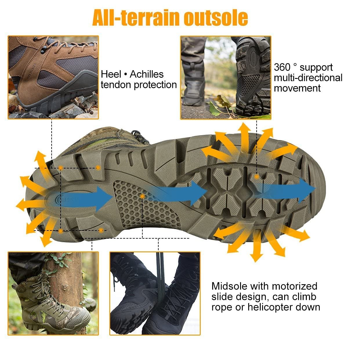 Ботинки FREE SOLDIER Мужские, фото №9