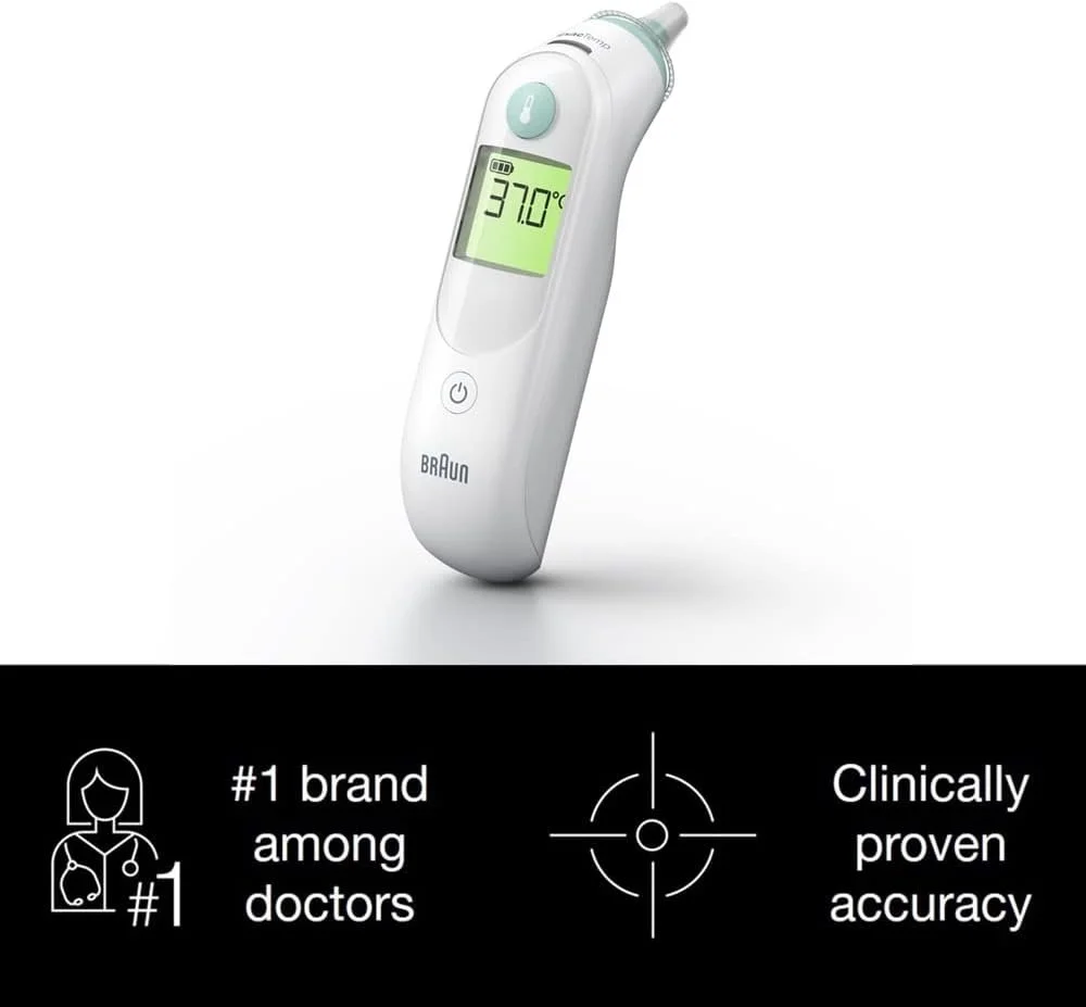 Вушний термометр Braun ThermoScan 6 Білий, фото №1