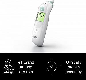 Вушний термометр Braun ThermoScan 6 Білий - Фото 1