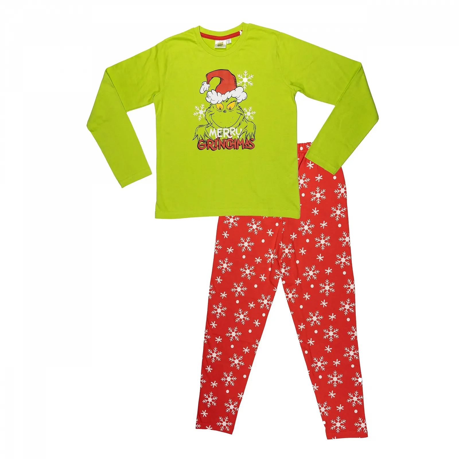 Піжама United Labels Grinch для хлопчиків Зелений Червоний, фото №1