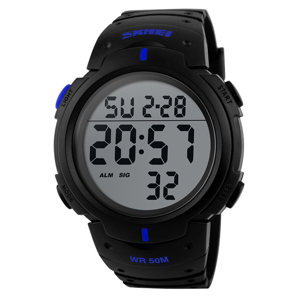 Годинник Skmei 1068BU Black-Blue, фото №1