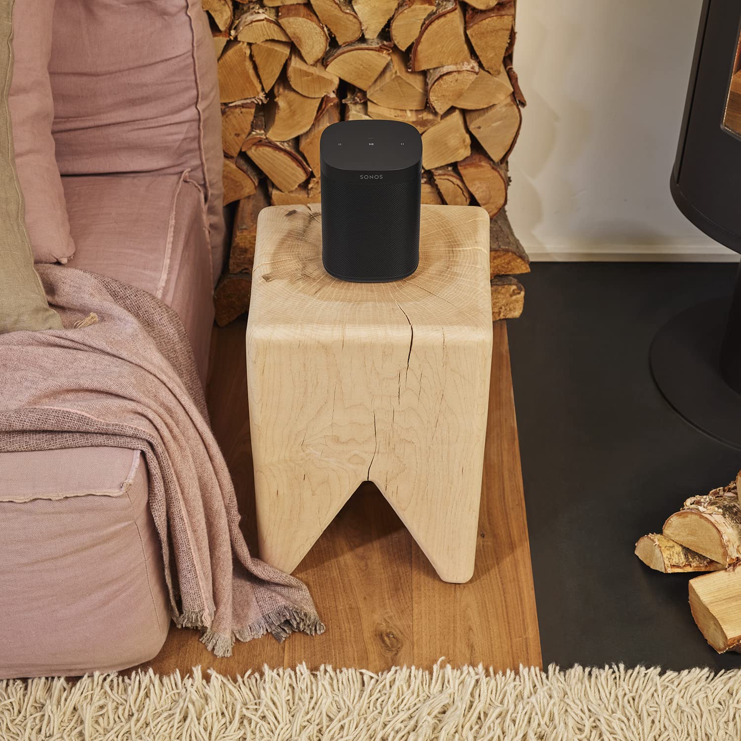 Колонка Sonos One SL Беспроводная Черный, фото №6