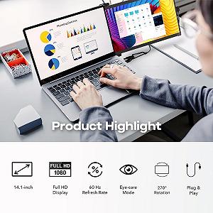 Портативный монитор 14.1" Mobile Pixels Duex Max DS Full HD IPS 60 Гц цена на synthetic.ua - Фото 1 Портативный монитор 14.1" Mobile Pixels Duex Max DS Full HD IPS 60 Гц synthetic.ua - Фото 1