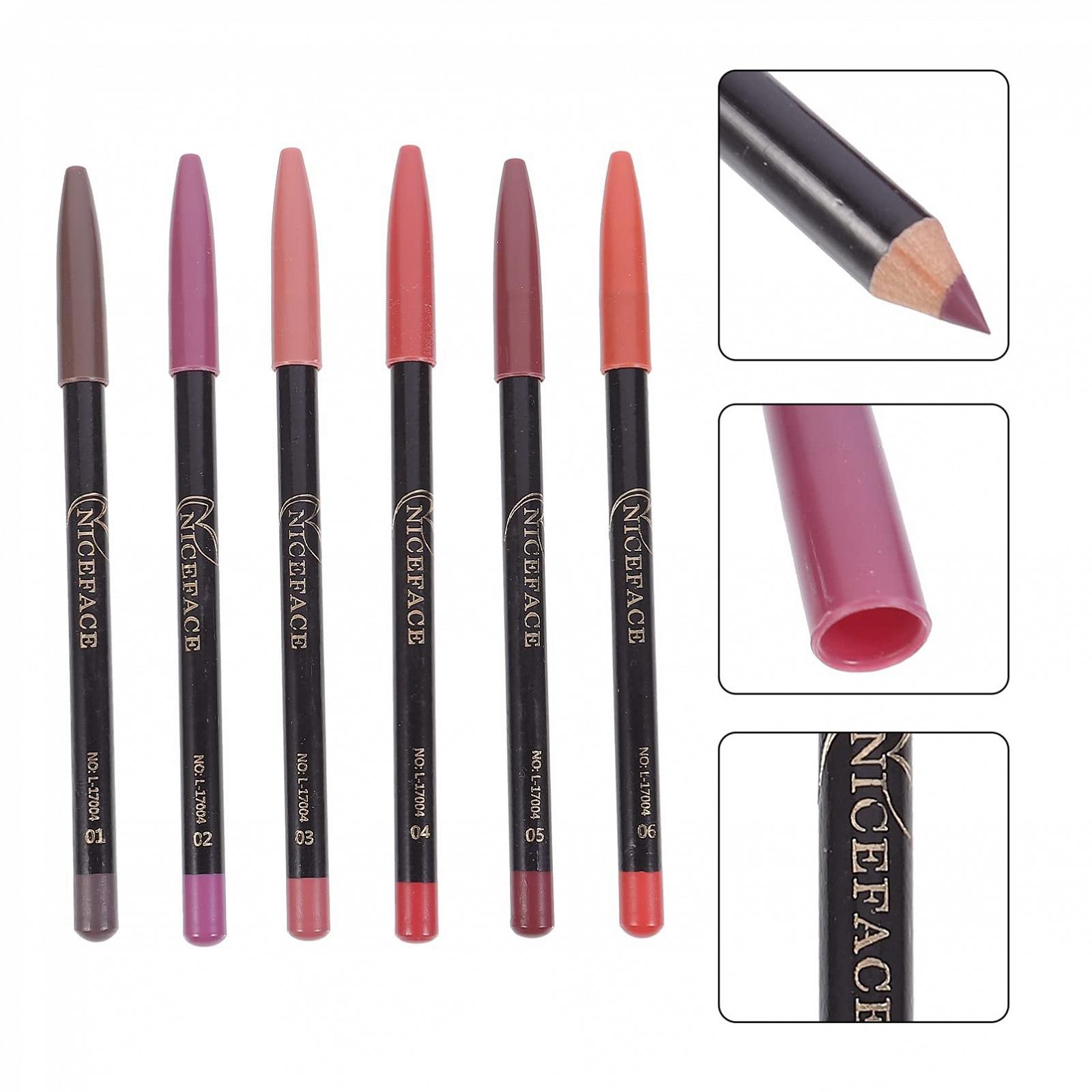 Олівець для губ Beaupretty Matte Ever Liner, 12 шт., різні кольори, фото №6