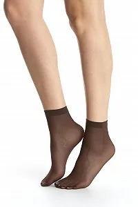 Носки Gi&Gi Прозрачные 20 DEN N 2196, 10 пар с невидимыми носками для стоп для женщин и девушек - Фото 1