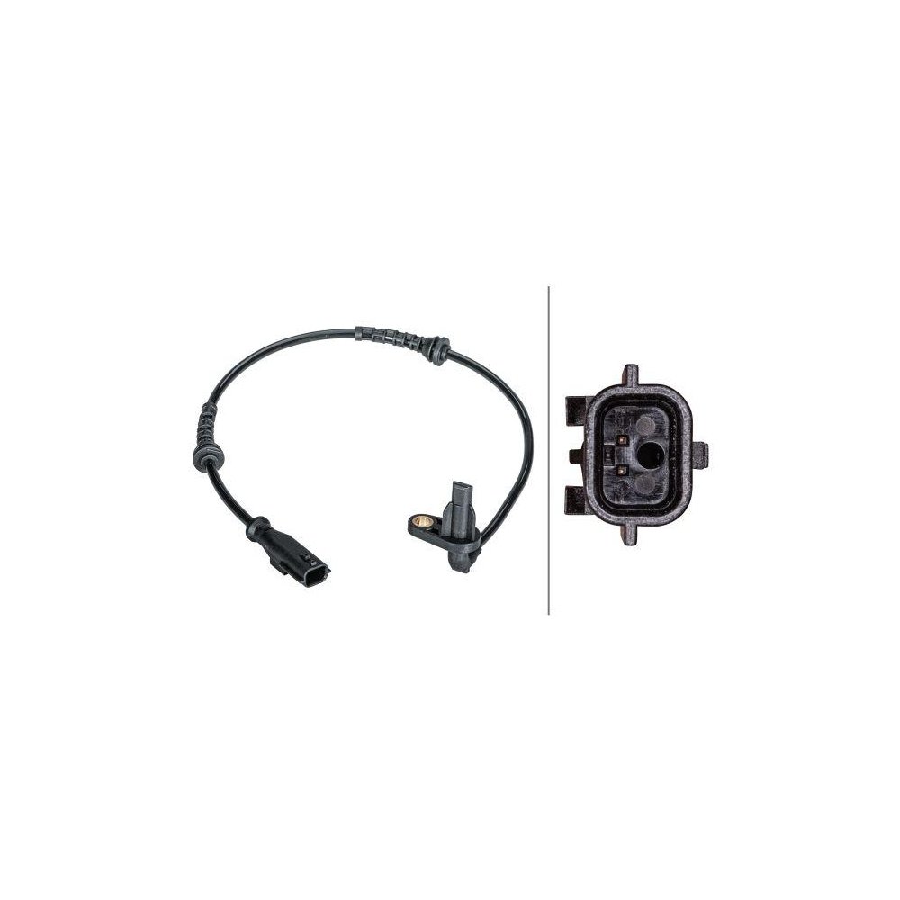 Датчик частоти обертання колеса HELLA 6PU 012 679-341 для RENAULT DACIA, задня вісь, фото №1