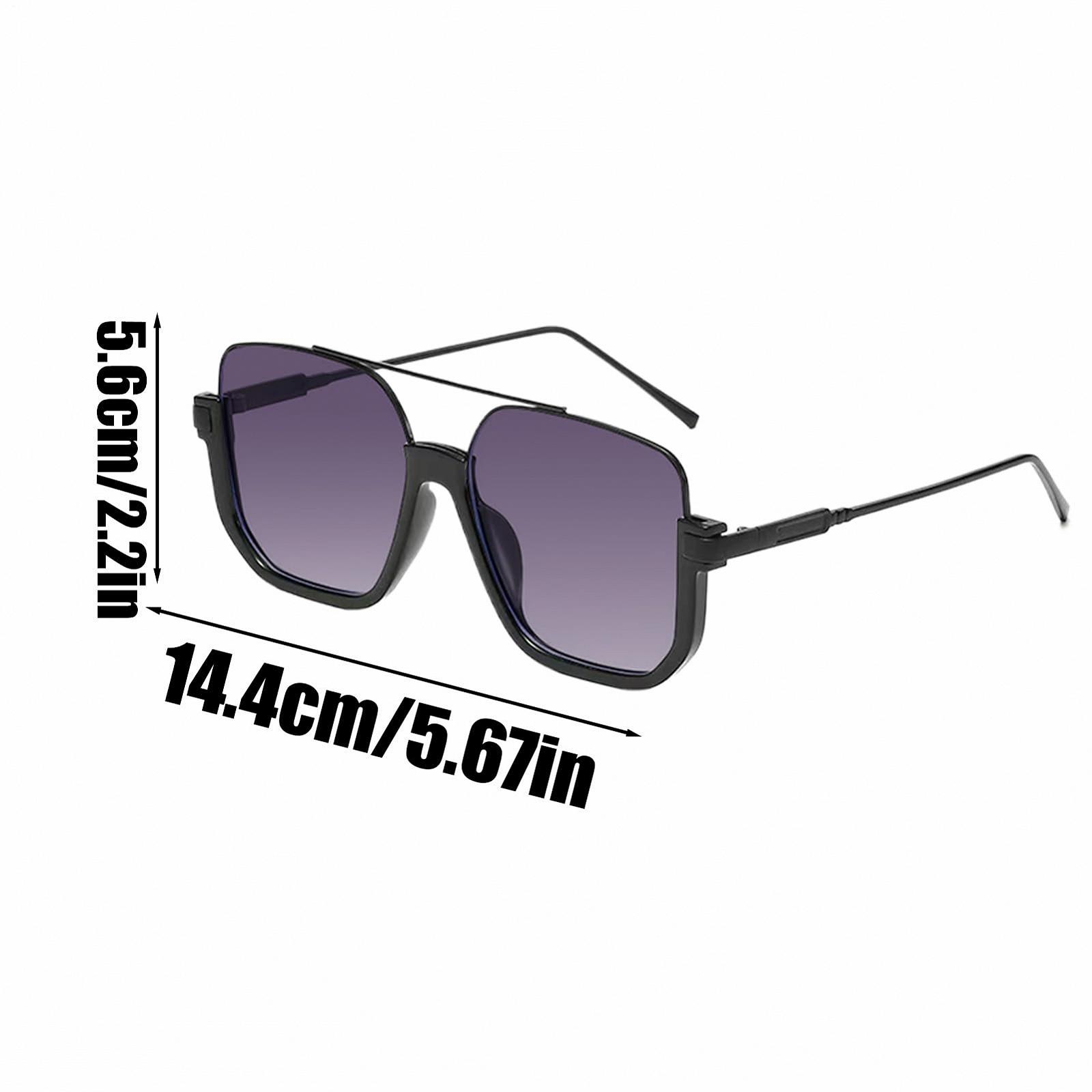 Модні жіночі сонцезахисні окуляри велика оправа, фото №4