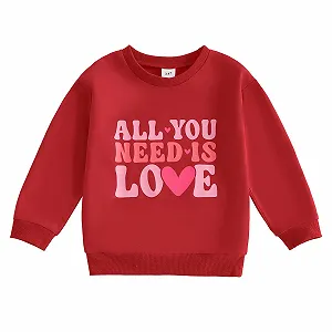 Толстовка для малышей для мальчиков и девочек, с круглым вырезом, с длинными рукавами, топы, весенняя зимняя праздничная одежда 2-8 лет - Фото 1