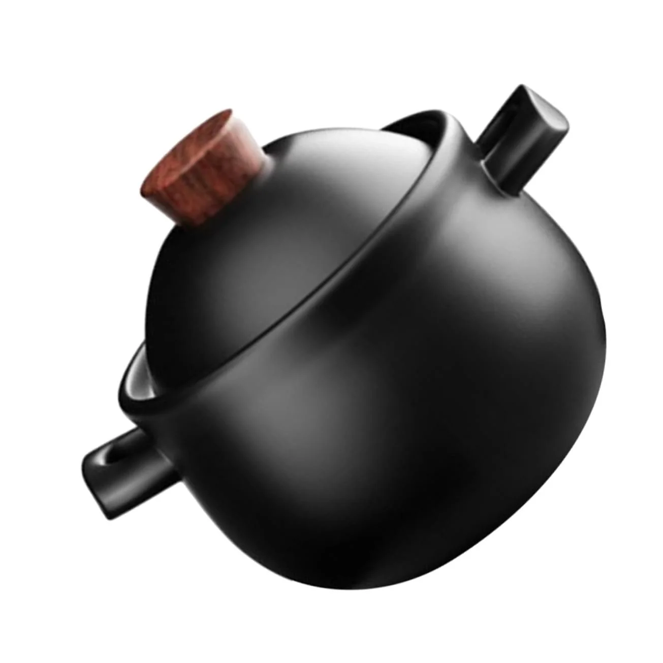 Кастрюля-жаровня VALICLUD термостойкая для газовых плит с ручкой для супов и рагу, фото №1