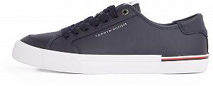 Низкие кеды Tommy Hilfiger Core Corporate Vulcanized Leather - Фото 1