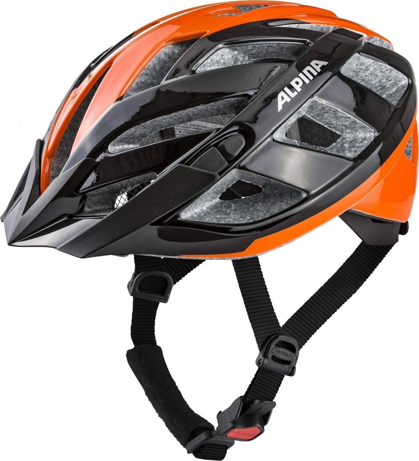 Шлем велосипедный Alpina Panoma 2.0 Характеристики 52-57 см Black/Orange, фото №1