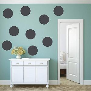 Наклейка на стіну kleb-Drauf 9 точок Білий матовий synthetic.ua - Фото 1