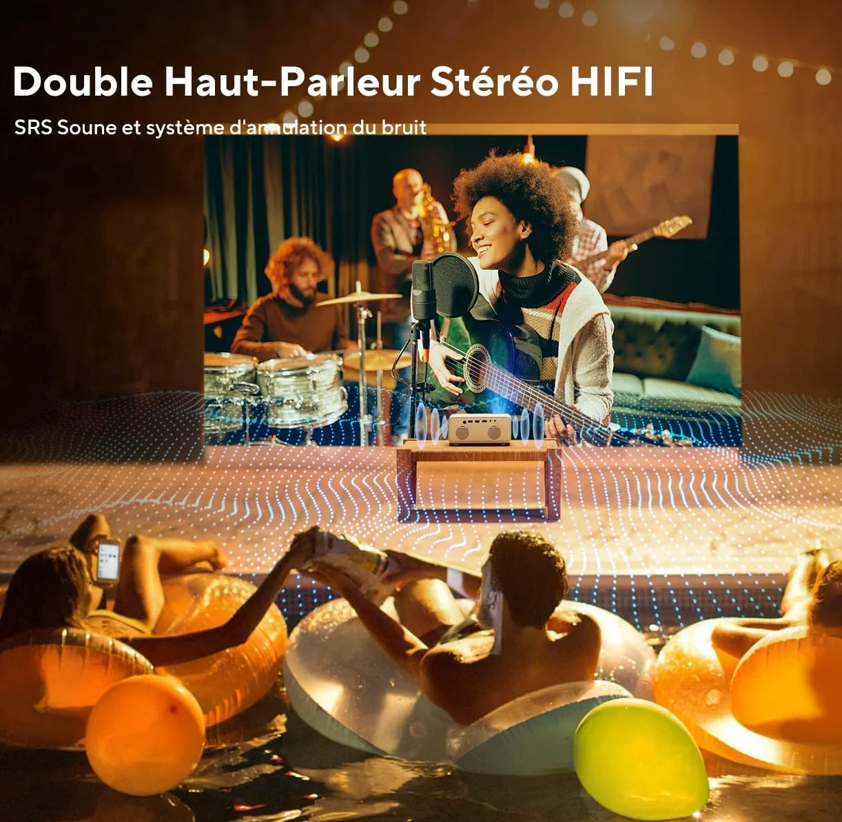 Проектор Akiyo O7 Full HD Wi-Fi Bluetooth, фото №3 Проектор Akiyo O7 Full HD Wi-Fi Bluetooth, фото №3