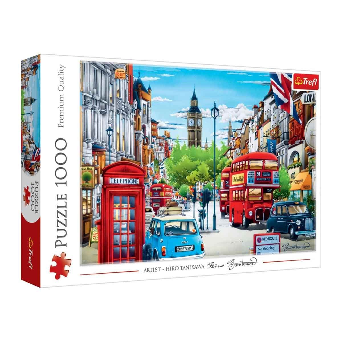 Пазл Trefl London Street UK 1000 елементів Premium Quality для дорослих та дітей від 12 років, фото №1