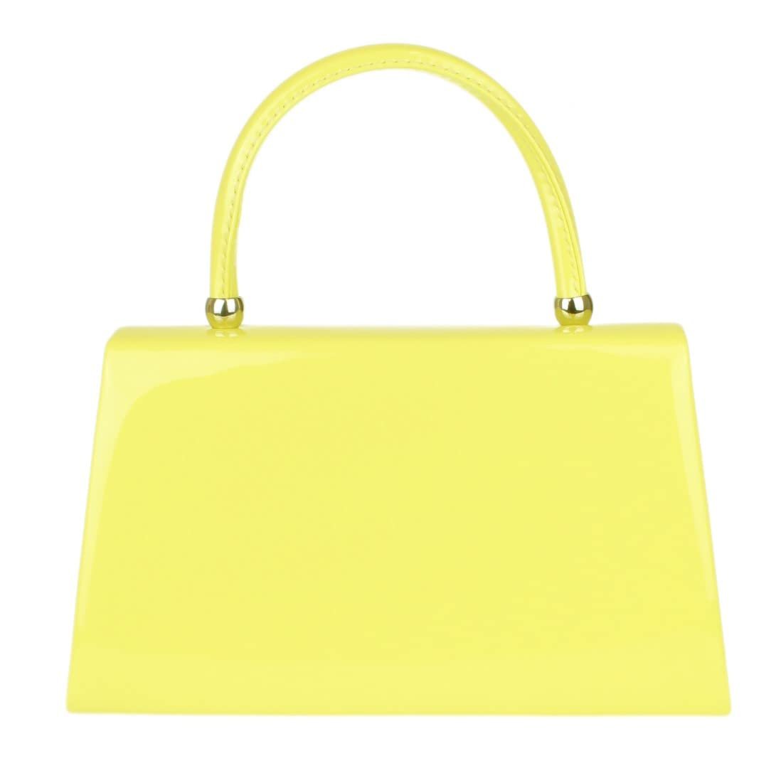 Клатч Girly Handbags лакированный, женский, маленький жесткий кейс, фото №2