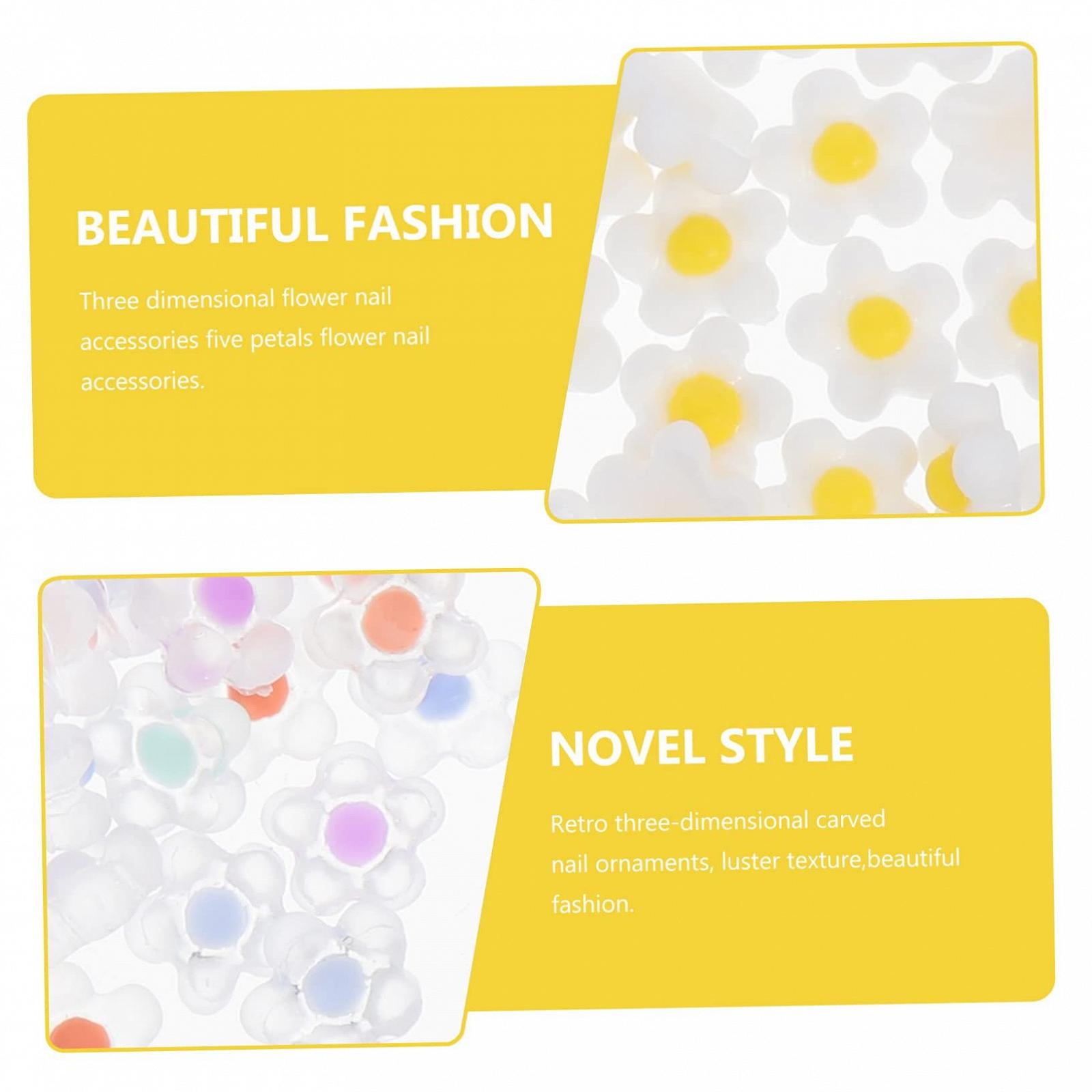Украшения для ногтей Цветы FOMIYES 200 шт., фото №9