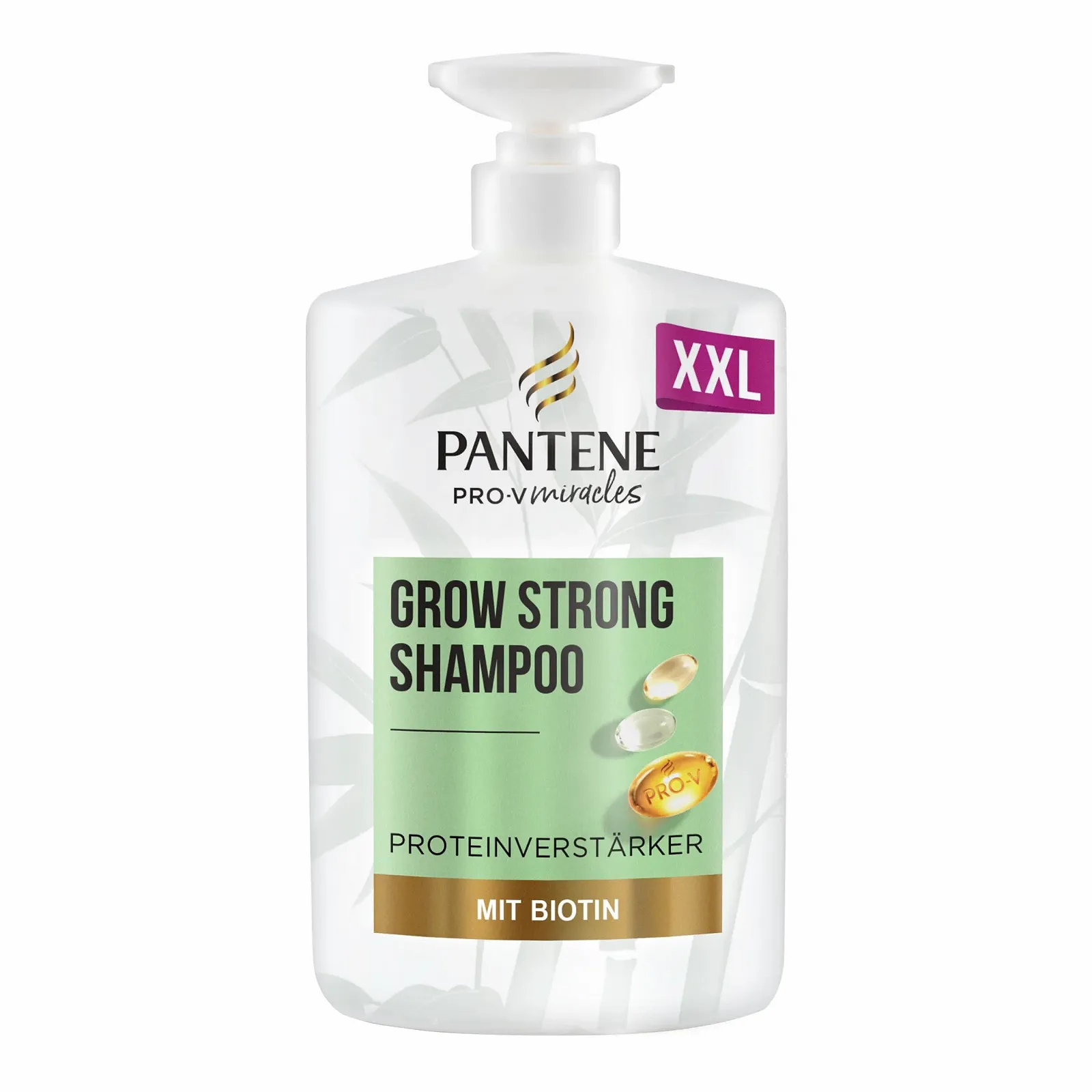 Шампунь Pantene Pro-V Grow Strong з біотином і протеїновим підсилювачем 1000 мл, дозатор-помпа. Pro-V Miracles, фото №1 Шампунь Pantene Pro-V Grow Strong з біотином і протеїновим підсилювачем 1000 мл, дозатор-помпа. Pro-V Miracles, фото №1
