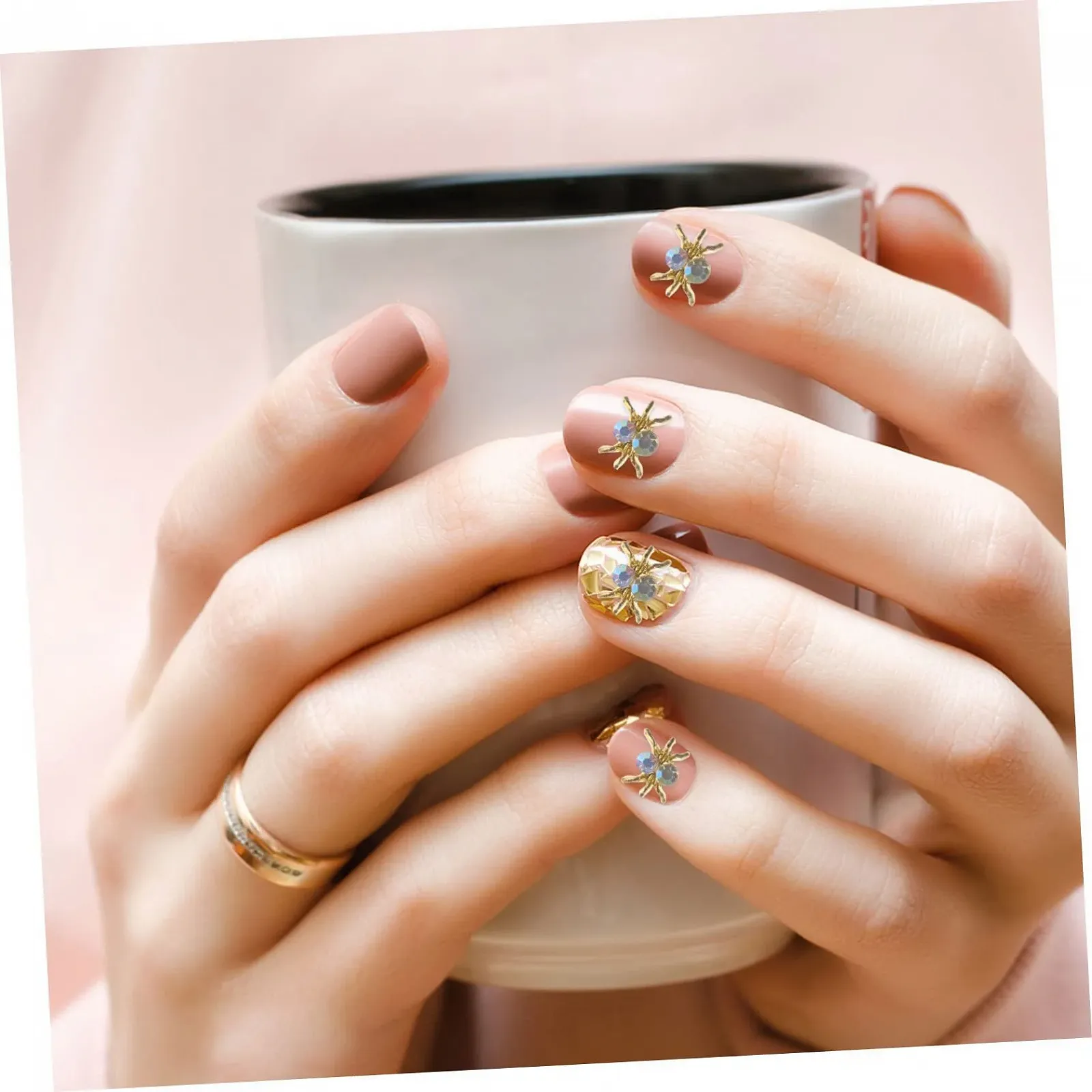 Прикраси для нігтів Павук Healvian 300 шт. Кристал, фото №2