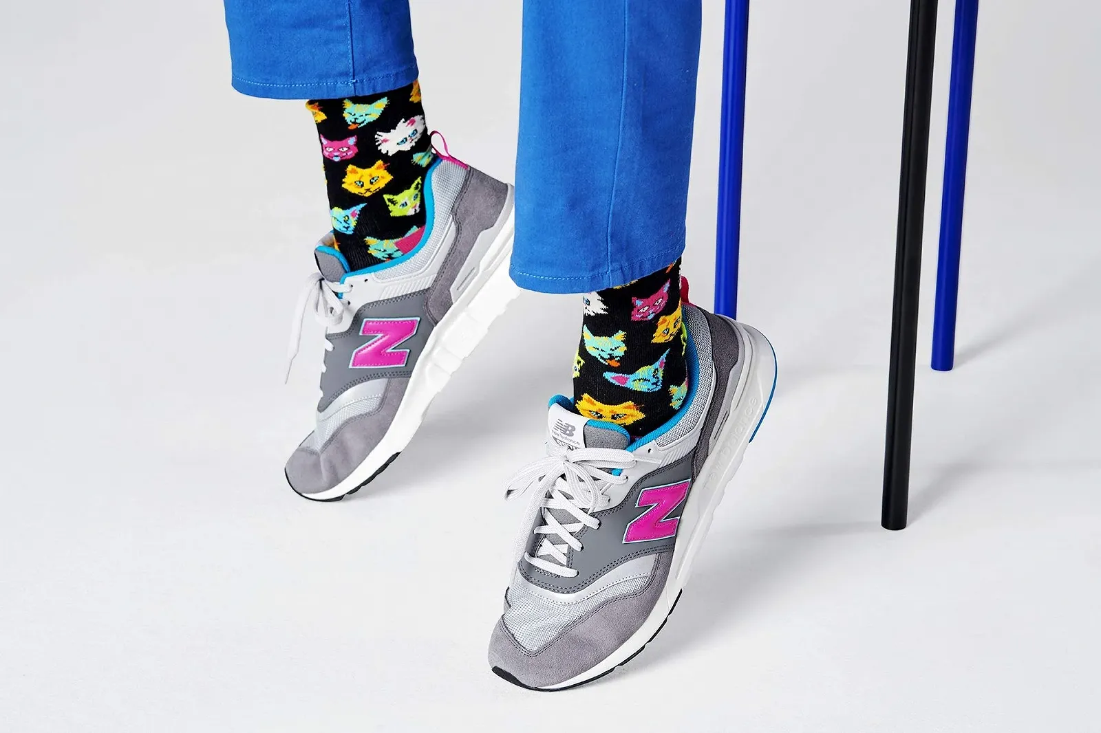 Носки Happy Socks Женские Funny Cat, Разноцветный, 36-40, Разноцветный, фото №2