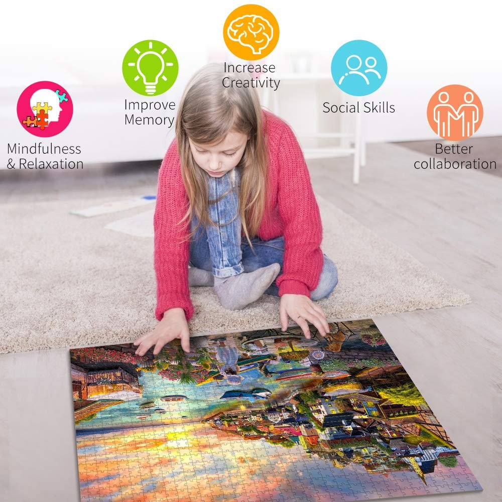 Пазли HUADADA Girls by the Sea 1000 елементів, фото №5