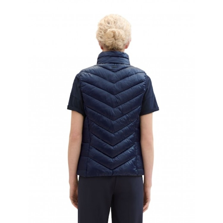 Безрукавка LIGHT WEIGHT VEST 1041486-10668 Tom Tailor Темно-синій XS, фото №2