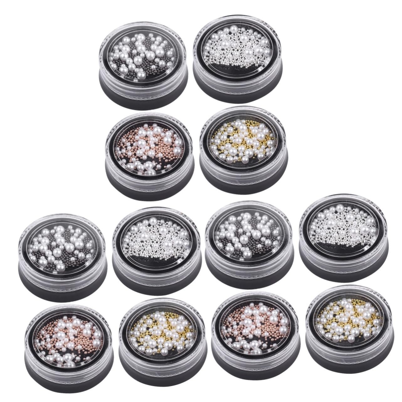 Бисер для маникюра Healeved 3 набора, имитация стального бисера, украшения для ногтей для женщин x 3, фото №1 Бисер для маникюра Healeved 3 набора, имитация стального бисера, украшения для ногтей для женщин x 3, фото №1