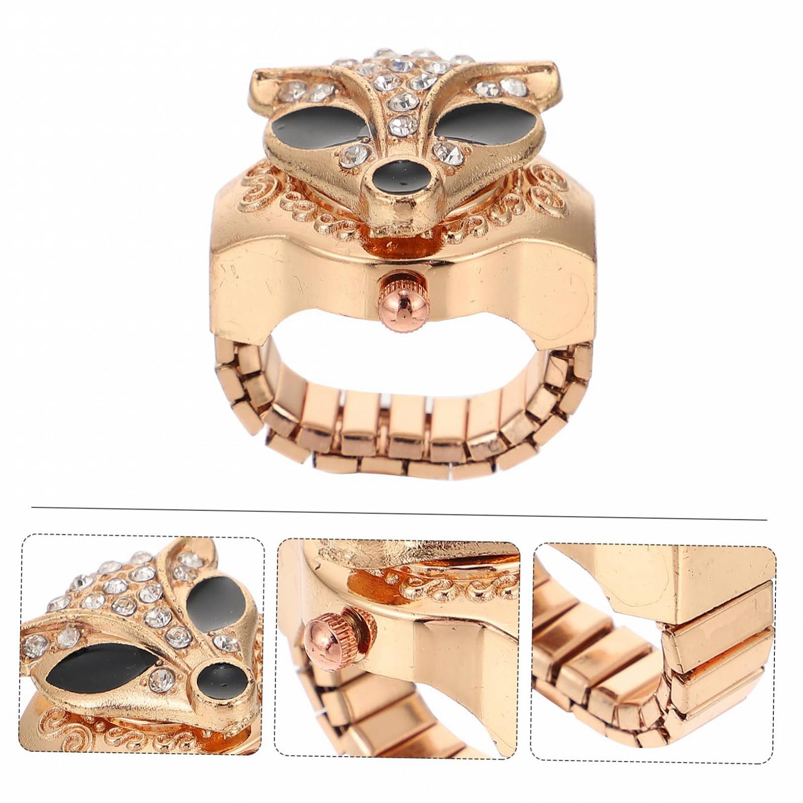 Кольцо-часы Healvian женские с регулируемым размером, фото №3 Кольцо-часы Healvian женские с регулируемым размером, фото №3