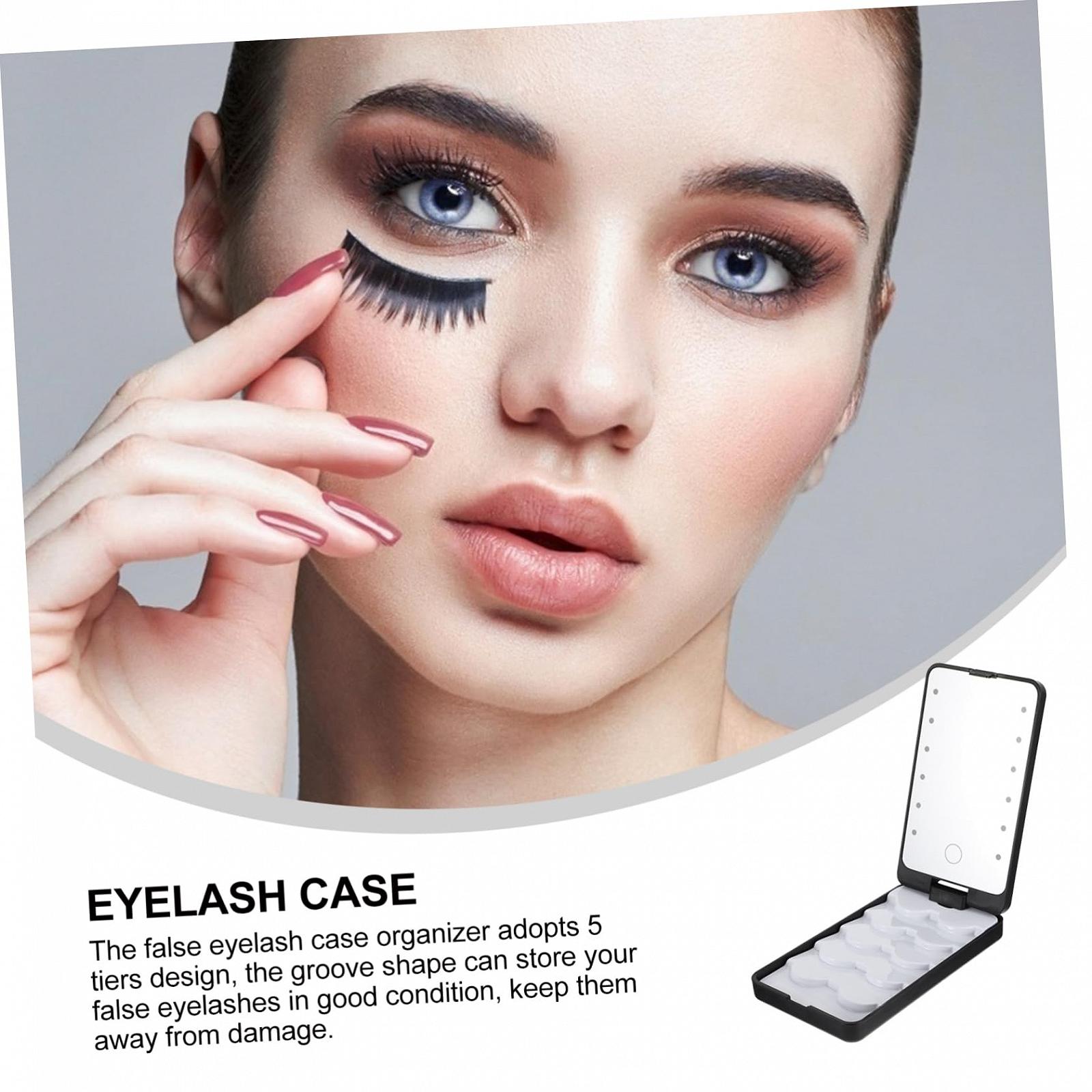 Футляр для хранения ресниц Whip Book с LED подсветкой пластик, фото №5 Футляр для хранения ресниц Whip Book с LED подсветкой пластик, фото №5