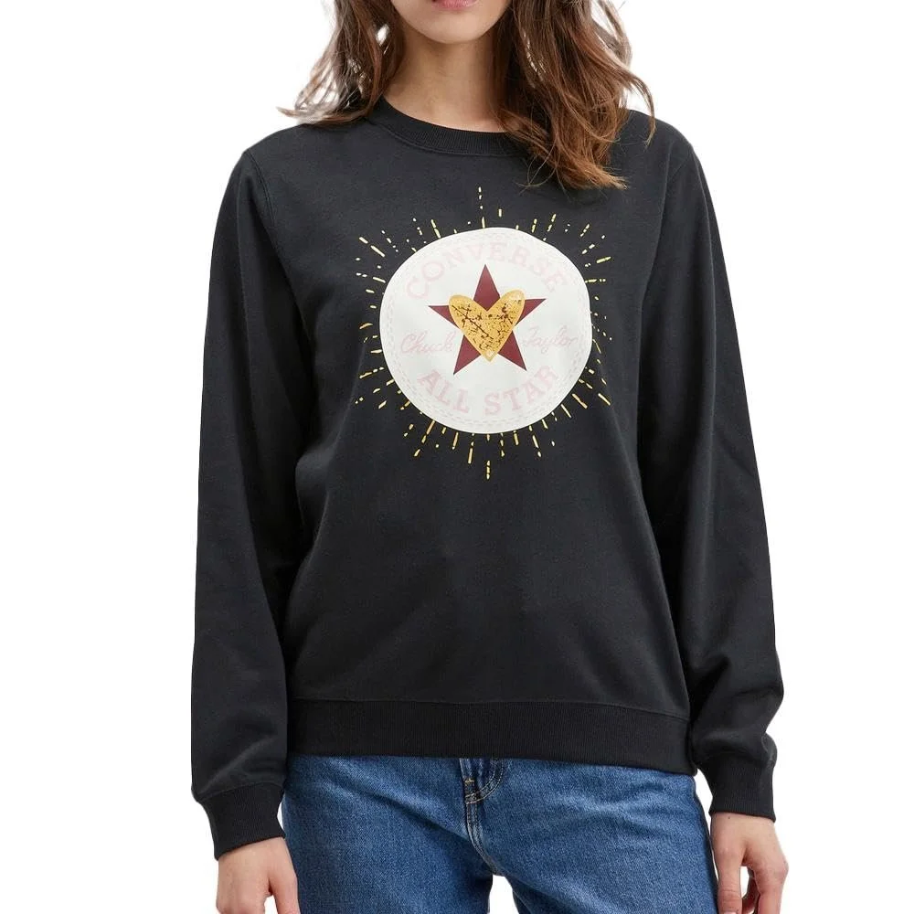 Кофта Converse Radiating Женская Черный, фото №1