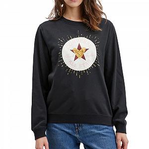 Жіночий світшот Converse Radiating Чорний - Фото 1