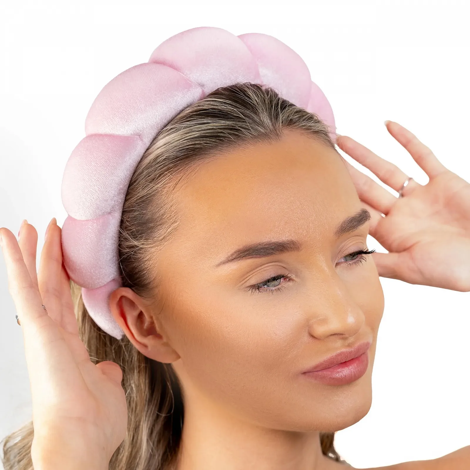 Обруч на голову Brushworks Pink Cloud рожева, фото №7