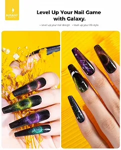 Гель-лак для нігтів 9D котяче око BURANO Набір магнітних УФ-лаків 6 кольорів synthetic.ua - Фото 1