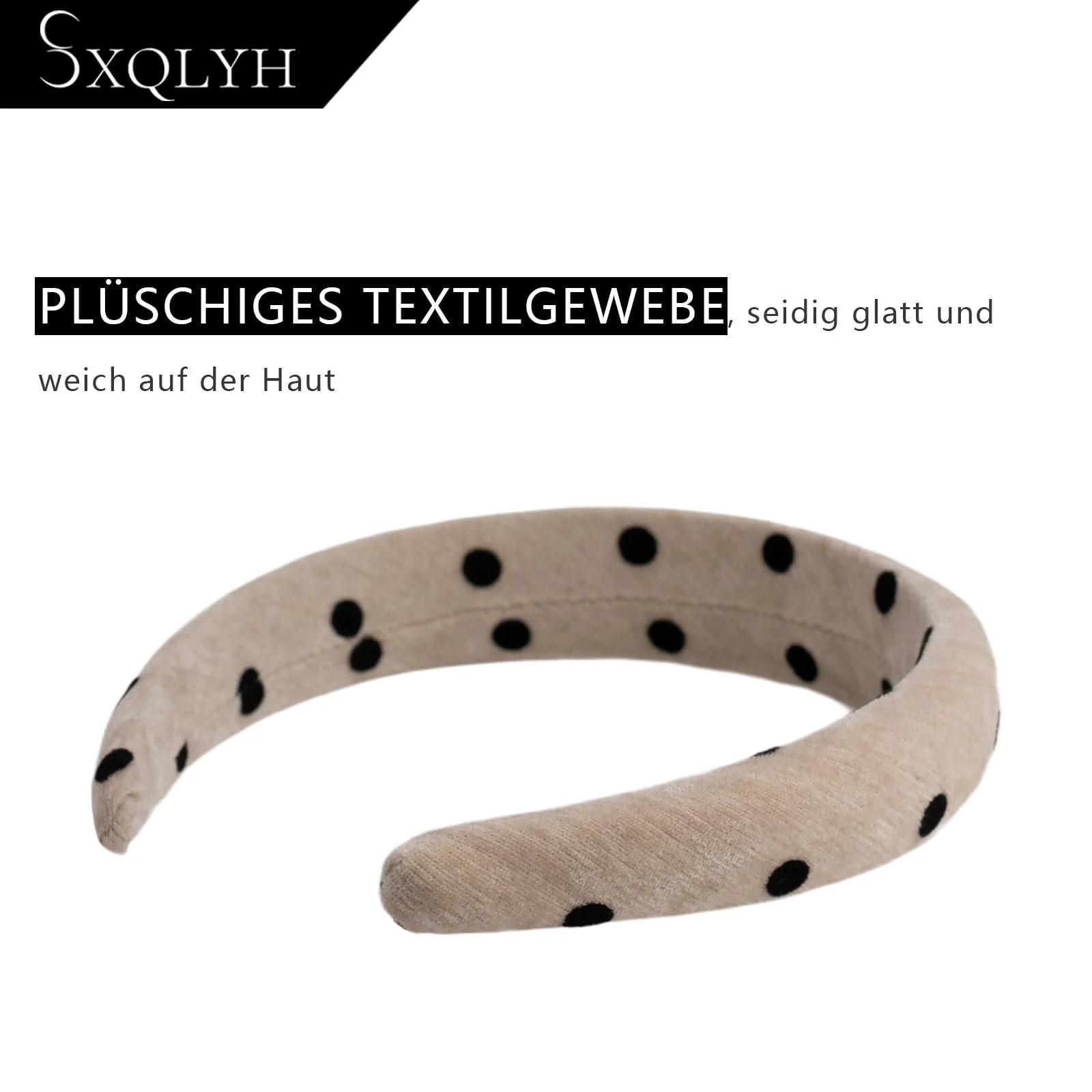 Вінтажний обруч на голову Оксамитовий, фото №3