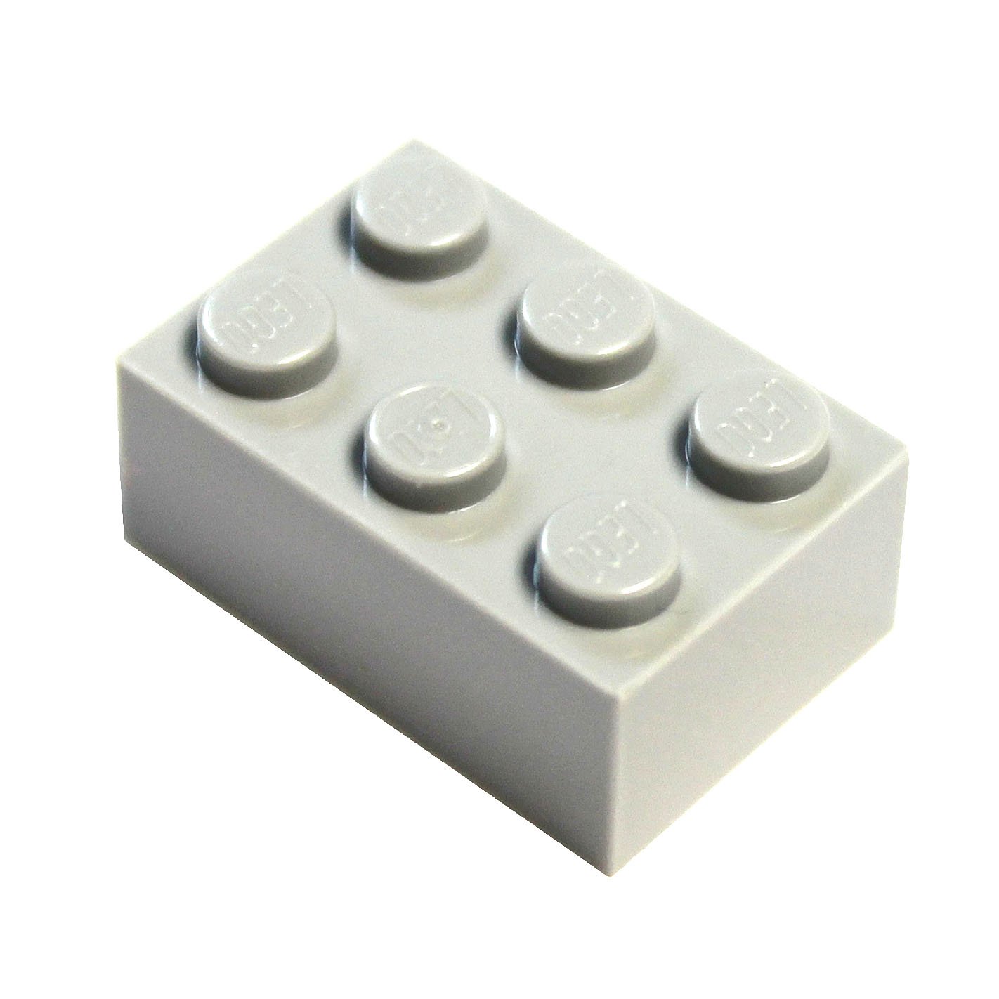 Деталь LEGO 3002 Світло-сірий 2x3 x50, фото №1