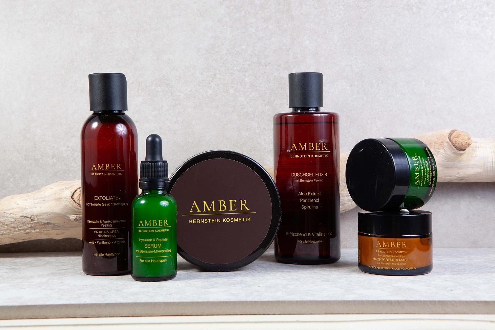 Гель-эликсир для душа с янтарным пилингом, экстрактом алоэ, пантенолом и спирулиной 250 мл, фото №6