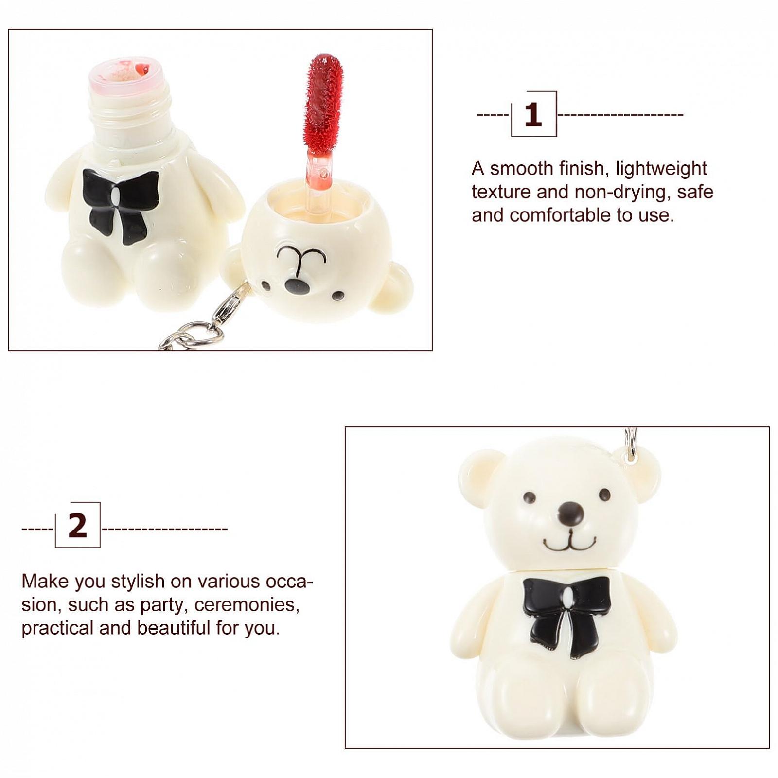Блеск для губ Beaupretty Bear Lipsticks Key Ring, фото №5 Блеск для губ Beaupretty Bear Lipsticks Key Ring, фото №5