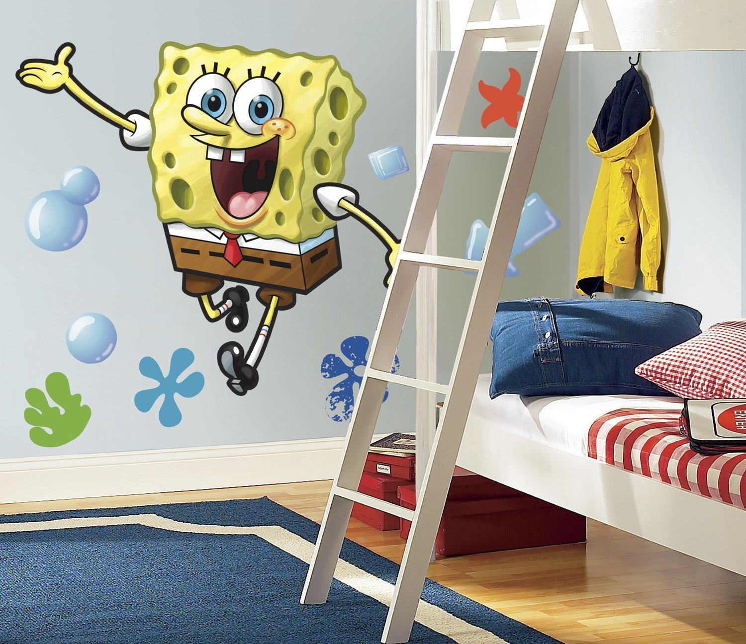 Наклейки на стену RoomMates SpongeBob Giant Виниловые 23 шт., фото №2