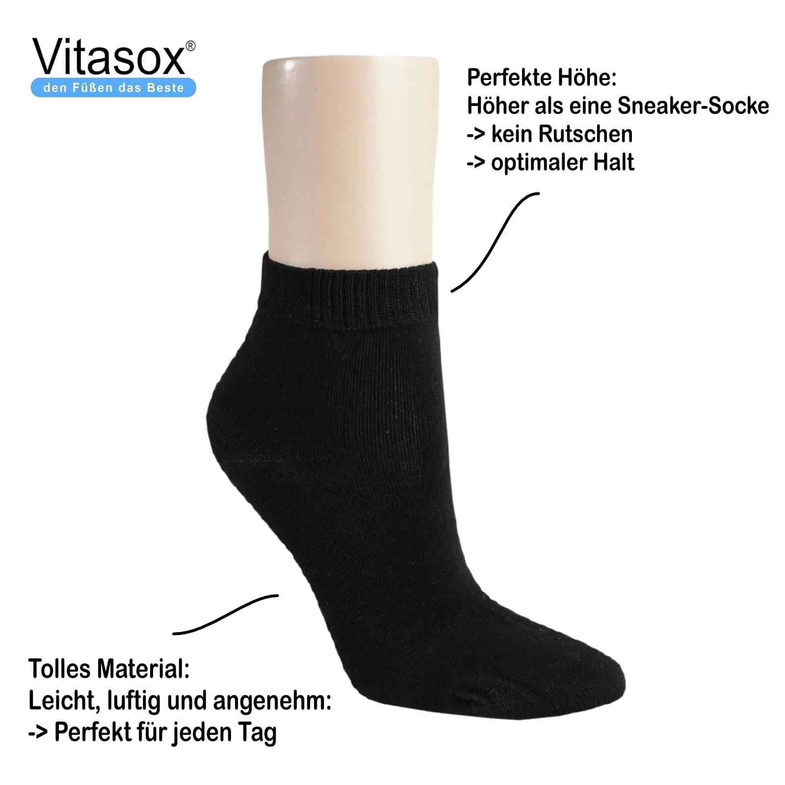 Жіночі шкарпетки Vitasox короткі, фото №5 Жіночі шкарпетки Vitasox короткі, фото №5