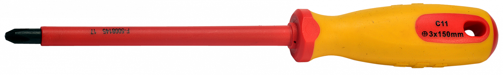 Отвертка VDE SW-STAHL 33100L-PH3, крестовая, PH3 x 150 мм, фото №1